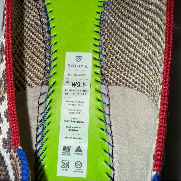 Rothys The Loafer Flats-Mocha Spot Leopard Animal Print-EUC-US Size 9.5 - Picture 11 of 11